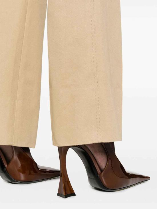 25FW 생로랑 스트레이트 팬츠 786680Y1A622965 Beige - SAINT LAURENT