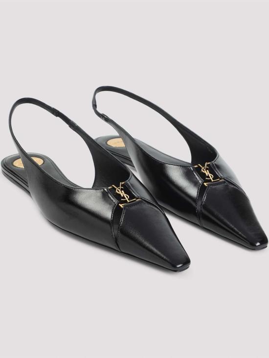  생로랑 플랫 슈즈 800240AAEHI1000 Black - SAINT LAURENT