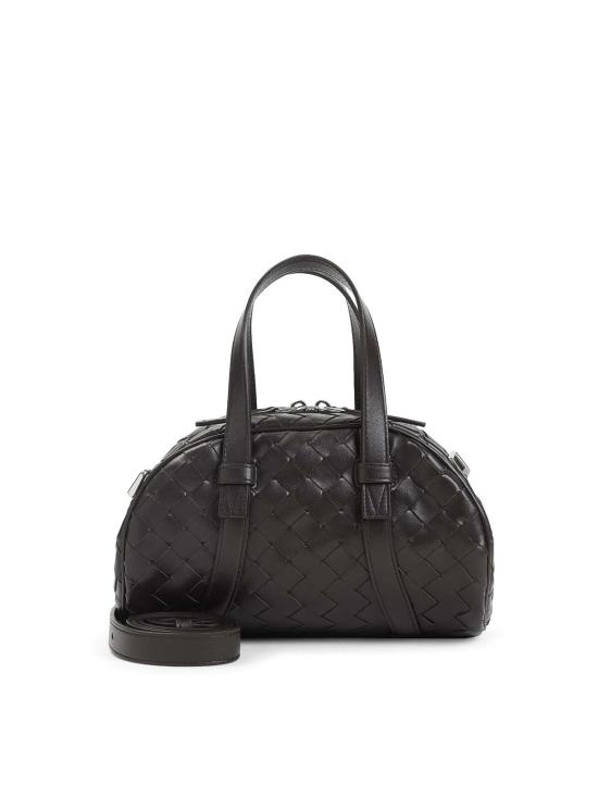 25FW 보테가베네타 인트레치아토 짐 퀸 스몰 토트백 837352V2HL12145 Black