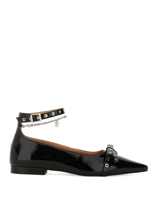 25FW 가니 플랫 슈즈 S2751099 Black