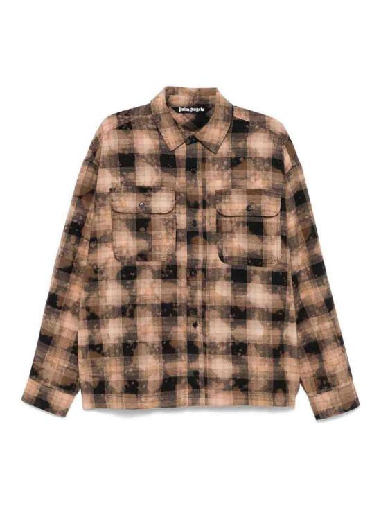 25FW 팜앤젤스 긴팔 셔츠 PMGE043F24FAB0016003 Brown