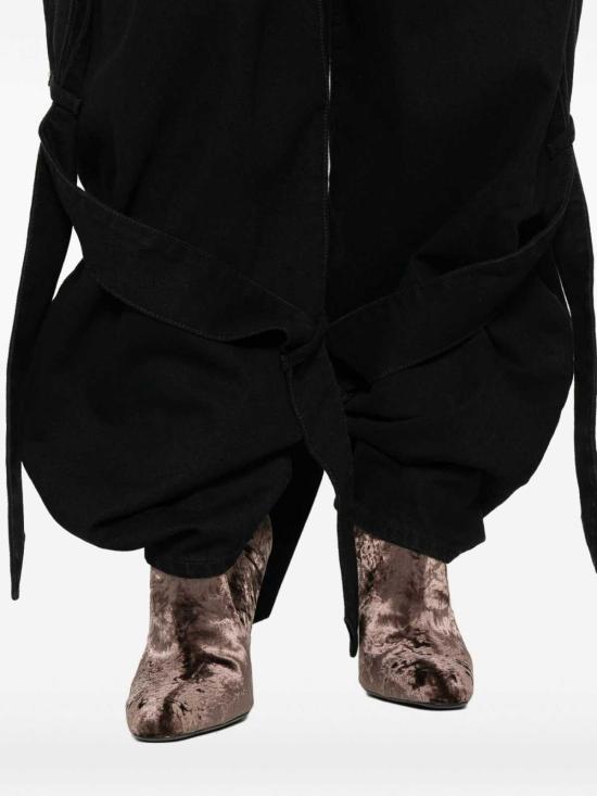  디 아티코 스트레이트 팬츠 251WCP00279CCC120AA100 Black - THE ATTICO