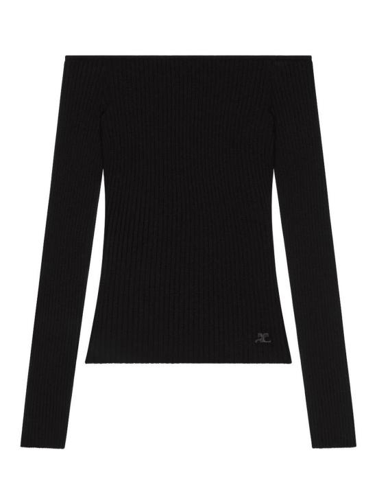 25FW 쿠레쥬 긴팔 티셔츠 325MTO429FI00019999 Black