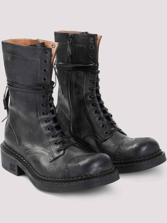  미우미우 부츠 5U316EFG0352KJF0002 Black - MIU MIU