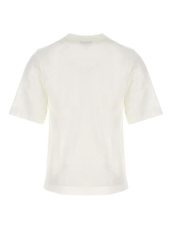  버버리 로즈 코튼 티셔츠 8083647 White - BURBERRY