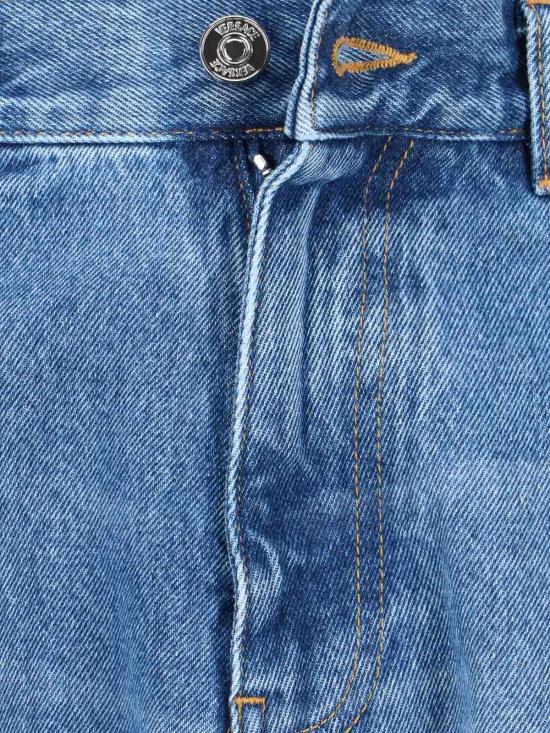  베르사체 스트레이트 팬츠 10108161A041651D360 Blue - VERSACE