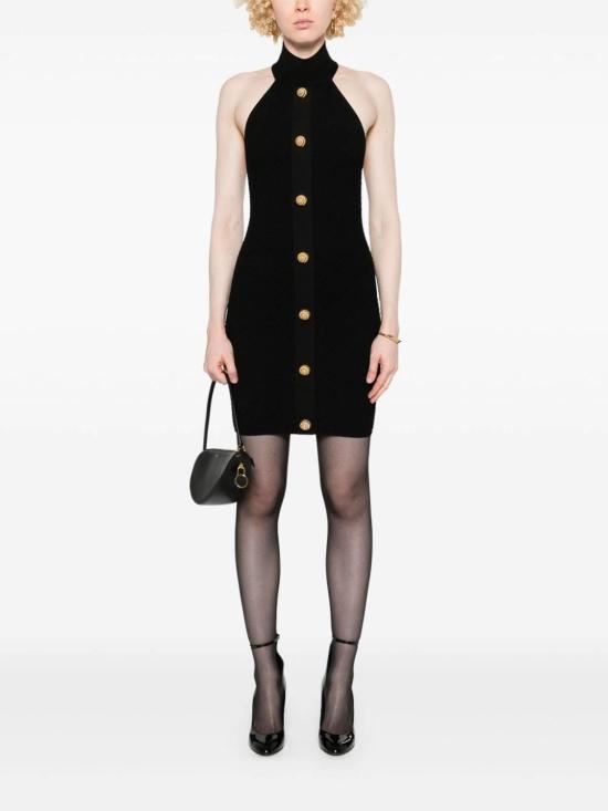 25FW 발망 숏 원피스 DF0R3236KH580PA Black - BALMAIN