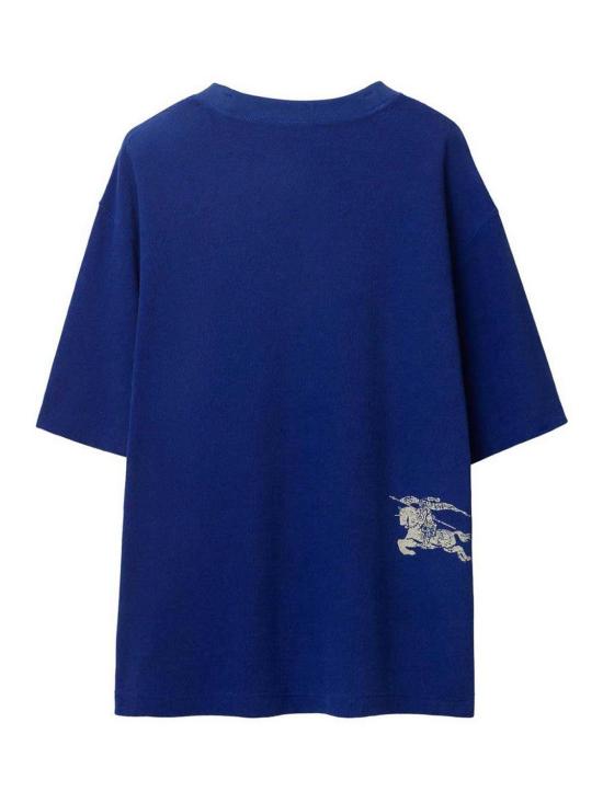  버버리 반팔 티셔츠 8081234 Blue - BURBERRY