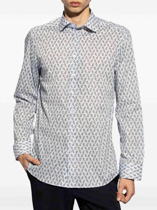  에트로 긴팔 셔츠 MRIB000199SA5A6X0880 Blue - ETRO