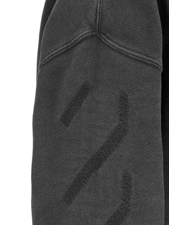  오프화이트 긴팔 티셔츠 OMBA070C99FLE0021077 Black - OFF WHITE