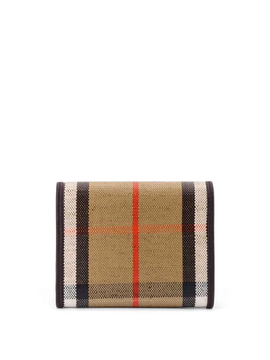  버버리 하이랜드 컴팩트 레더 월렛 8112281 Beige - BURBERRY