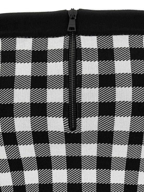 24FW 발망 미디 스커트 CF1LB292KF51EAB Black - BALMAIN