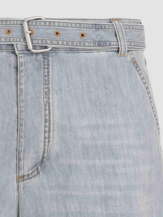  보테가베네타 데님 숏팬츠 771881V3N604946 Light Grey - BOTTEGA VENETA