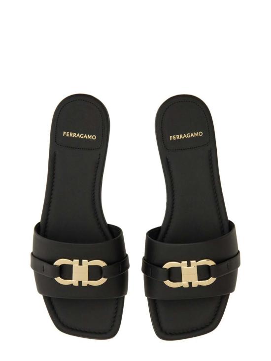  살바토레 페라가모 뮬/슬리퍼 01G997769636001 Black - SALVATORE FERRAGAMO