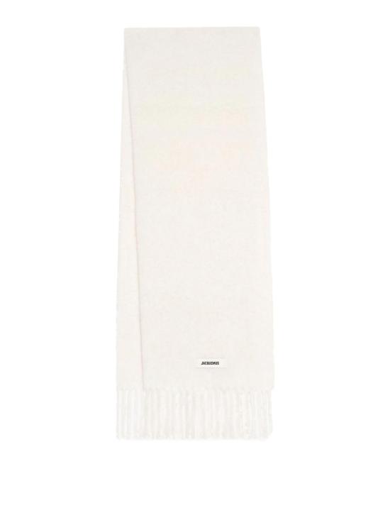 26FW 자크뮈스 프린지 울 스카프 ACU00572BOT4032110 White