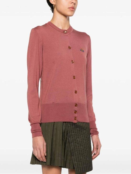 24FW 비비안웨스트우드 BEA 베아 니트 가디건 1803002PY001AH409 Dark Red - VIVIENNE WESTWOOD
