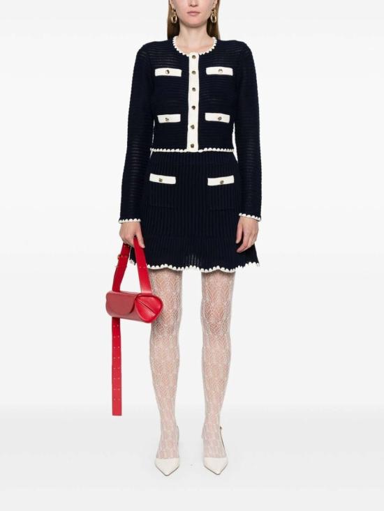 25FW 셀프 포트레이트 PF24131SKBLNAVY Dark Blue - SELF PORTRAIT