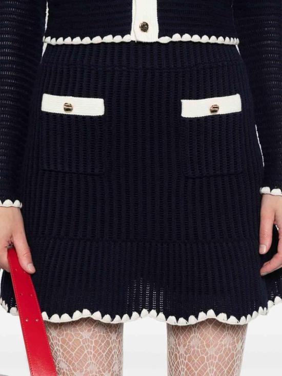 25FW 셀프 포트레이트 PF24131SKBLNAVY Dark Blue - SELF PORTRAIT