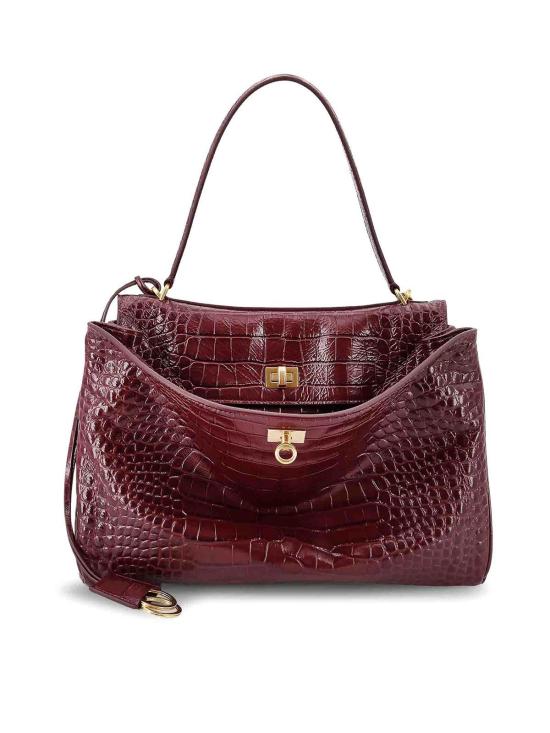 26SS 발렌시아가 로데오 미디움 핸드백 7897722AA5L6036 Burgundy