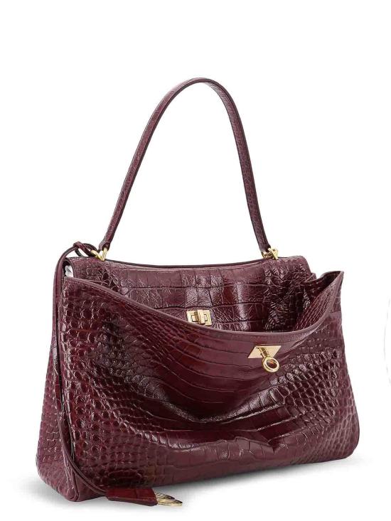 26SS 발렌시아가 로데오 미디움 핸드백 7897722AA5L6036 Burgundy - BALENCIAGA