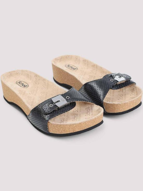 25FW 발렌시아가 뮬/슬리퍼 833454WAD4Z1080 Black - BALENCIAGA