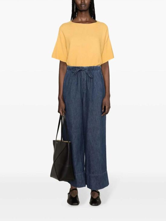  파비아나 필리피 와이드 넥라인 릴랙스드 핏 코튼 탑 MAD264F097D2904030 - FABIANA FILIPPI