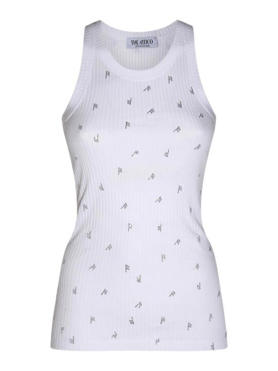 25FW 디 아티코 민소매 티셔츠 247WCT276J051L480 White