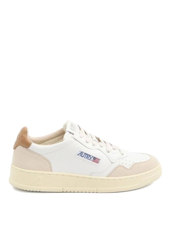 25FW 오트리 메달리스트 로우 레더 스니커즈 AULWLS02 White