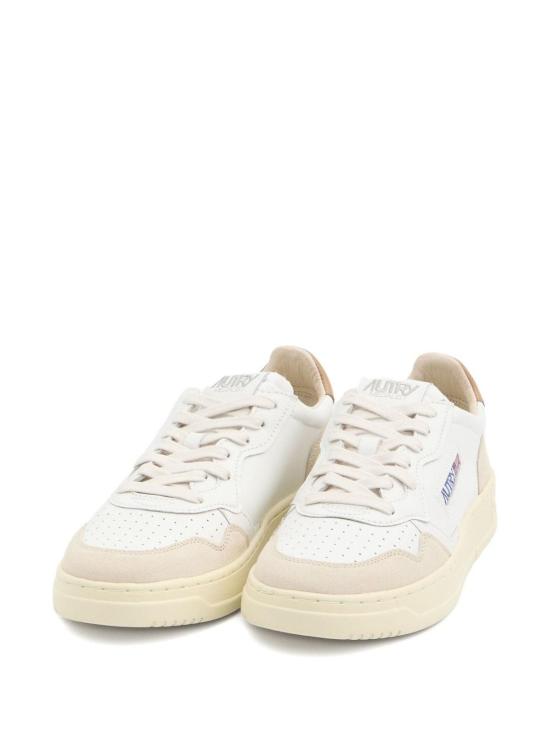 25FW 오트리 메달리스트 로우 레더 스니커즈 AULWLS02 White - AUTRY