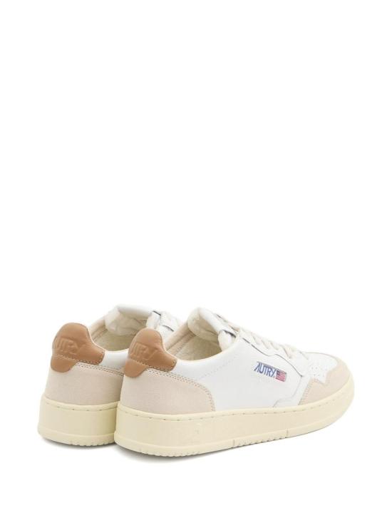 25FW 오트리 메달리스트 로우 레더 스니커즈 AULWLS02 White - AUTRY