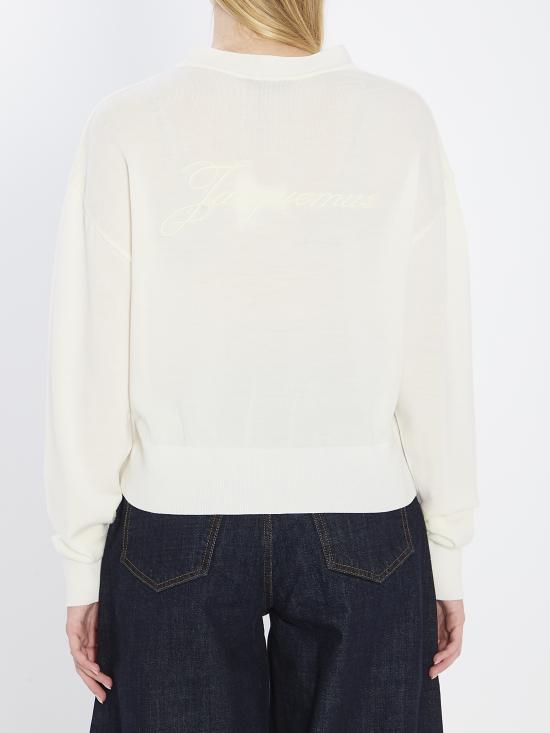 25FW 자크뮈스 가디건 CDW00816A WHITE - JACQUEMUS