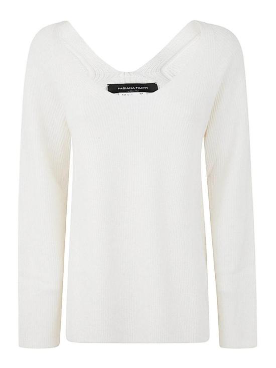  파비아나 필리피 긴팔 티셔츠 MAD264F020D5100142 White