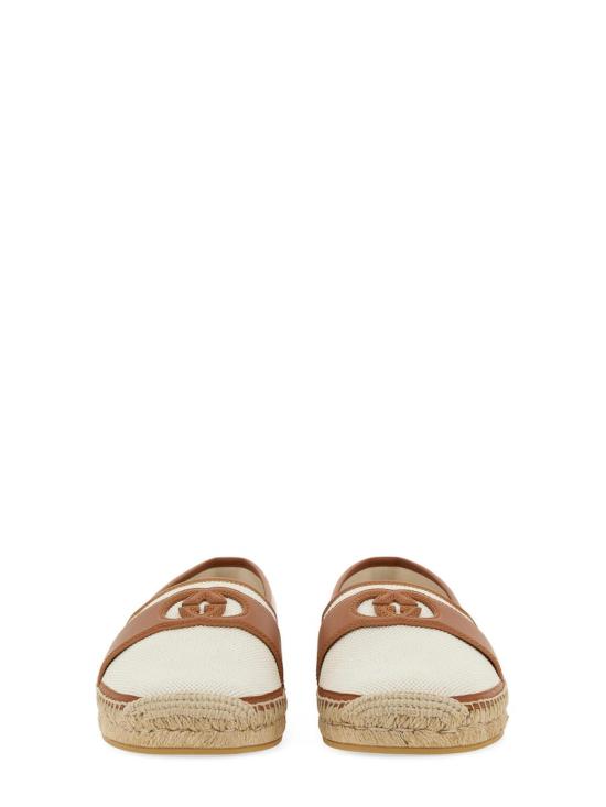  구찌 인터로킹 G 에스파드리유 777365FACV69441 Brown - GUCCI