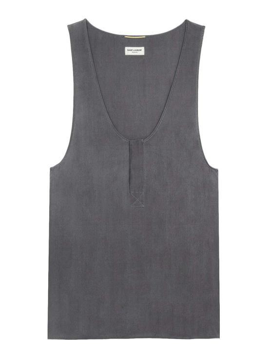  생로랑 민소매 티셔츠 789945Y7I224280 Black