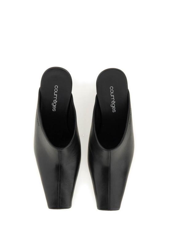  쿠레쥬 뮬/슬리퍼 124SCS098CV00279999 Black - COURREGES
