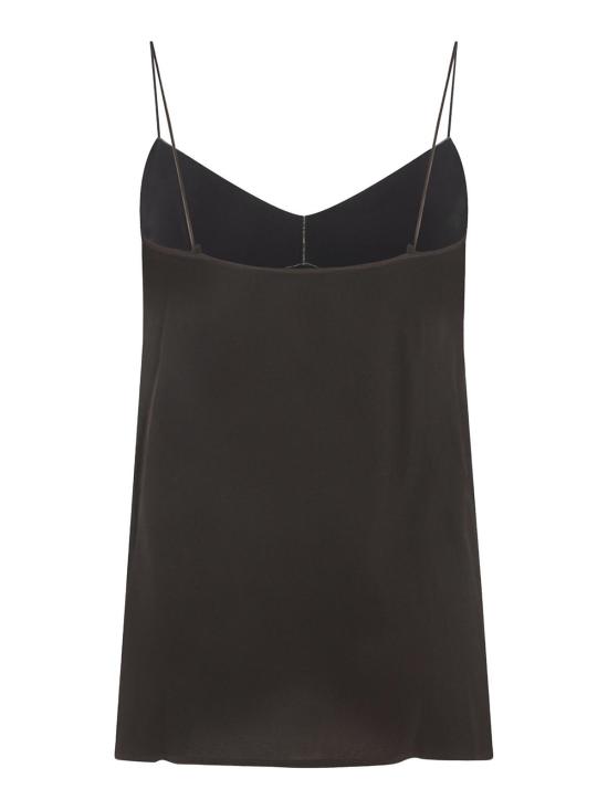  파비아나 필리피 민소매 티셔츠 TPD264F214D646825 Black - FABIANA FILIPPI