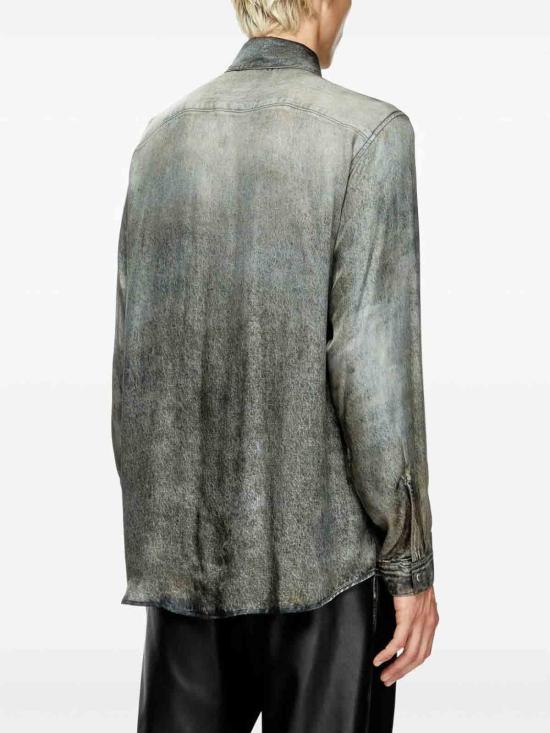  디젤 긴팔 셔츠 A186220LKCT02 Black - DIESEL