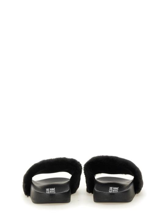 25FW 베르사체 뮬/슬리퍼 77VA3SQ4ZS359899 Black - VERSACE