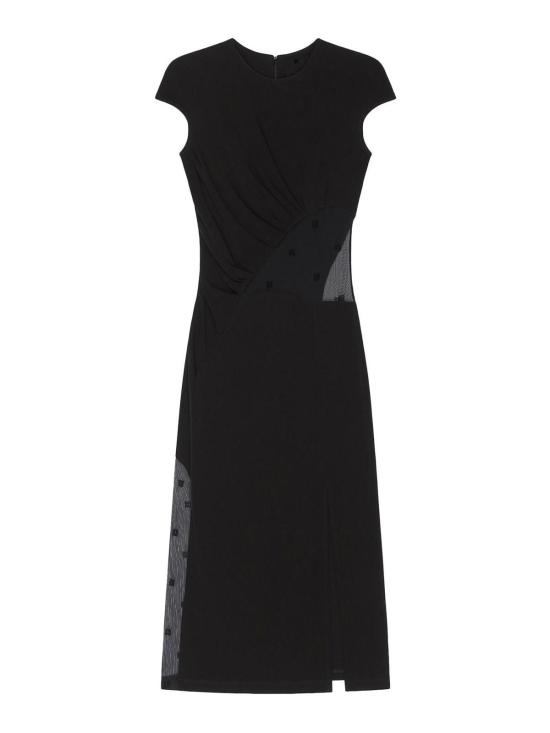 지방시 미디 원피스 BW21WS30XH001 Black