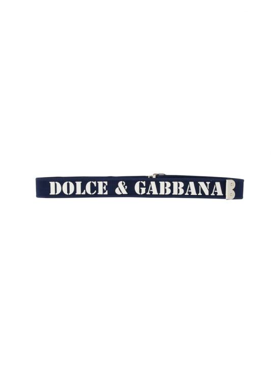  돌체앤가바나 가죽 벨트 BC4851AQ0488D600 Blue - DOLCE & GABBANA