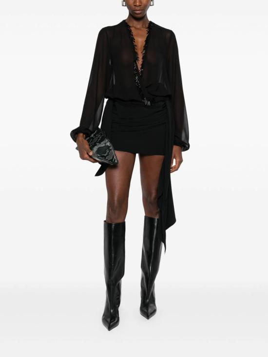  디 아티코 블라우스 251WCE00003PAA085RA100 Black - THE ATTICO