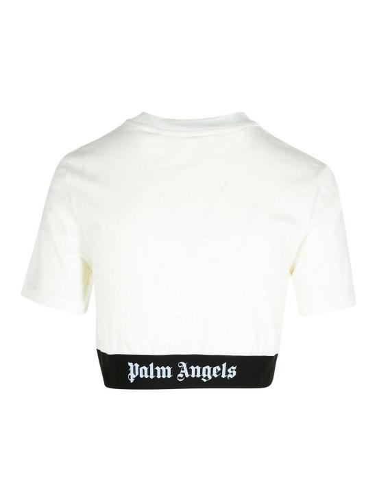  팜앤젤스 반팔 티셔츠 PWAA067C99JER0010310 White - PALM ANGELS
