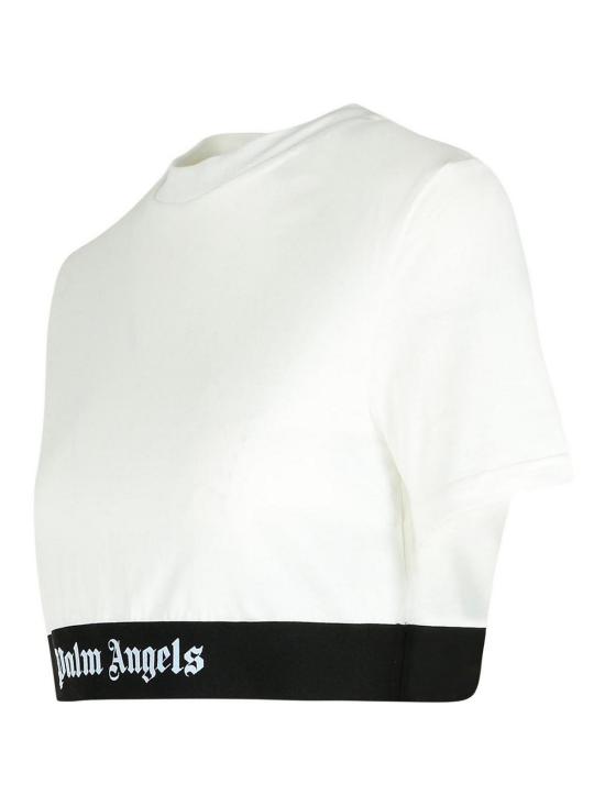  팜앤젤스 반팔 티셔츠 PWAA067C99JER0010310 White - PALM ANGELS