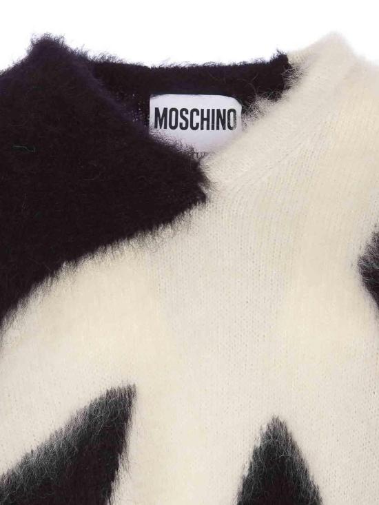 25FW 모스키노 긴팔 티셔츠 092454031555 Black - MOSCHINO