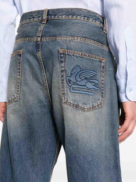  에트로 스트레이트 팬츠 MRNB0001AD001S9095 Dark Wash - ETRO
