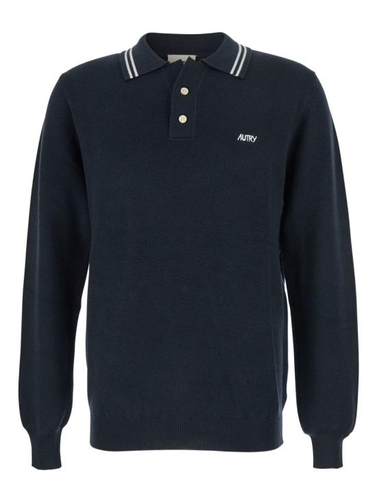 25FW 오트리 폴로 티셔츠 POPX N3KCKNIT CLOUD