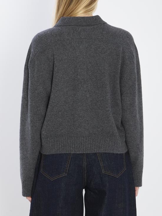 25FW 루루 드 세종 폴로 티셔츠 HOMERE GREY - LOULOU DE SAISON