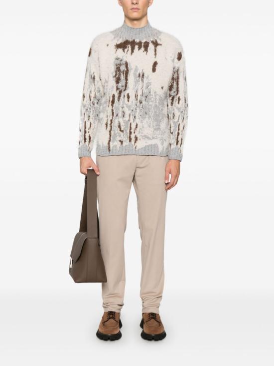 25FW 에르메네질도제냐 스트레이트 팬츠 UEI14A8TR14N02R Beige - ERMENEGILDO ZEGNA