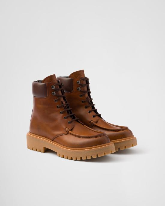  프라다 부츠 1T803N070F0046 F G045 Brown - PRADA