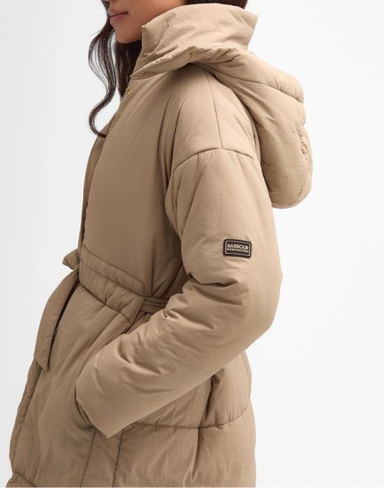 25FW 바버 인터내셔널 세로바 롱 패딩 재킷 LQU1780BE31 Neutrals - BARBOUR
